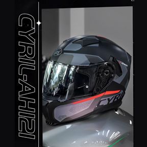 Capacete Moto Articulado Viseira Dupla AH121 Dawn