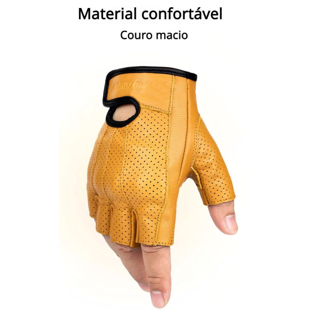 Luvas Cortadas para Motocicleta