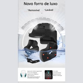 Capacete Moto Articulado Viseira Dupla AH121 Dawn
