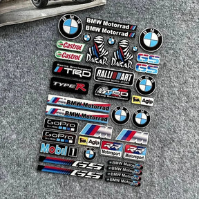 Adesivo BMW Reflexivo Impermeável para Moto Adesivo BMW Reflexivo Impermeável para Moto Cyril Modelo 1 