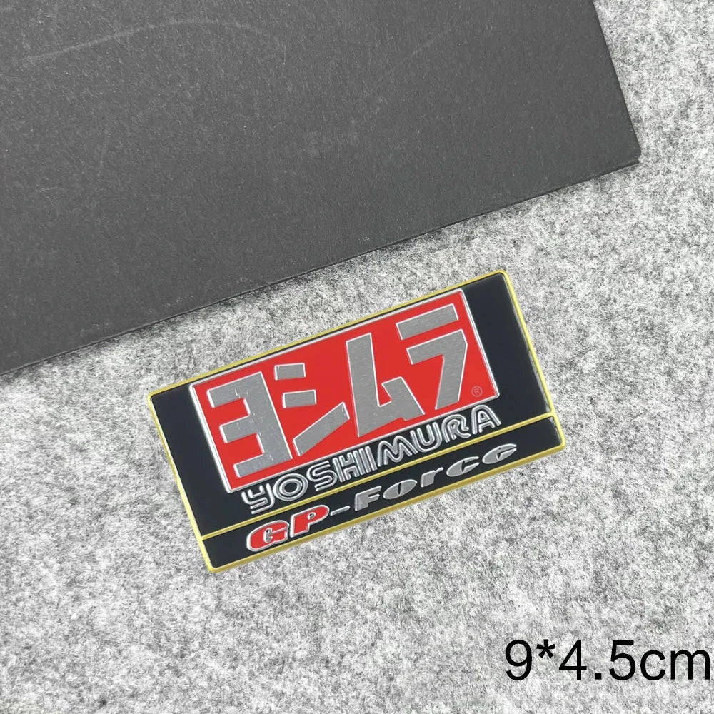 Adesivo Para Escapamento de Moto Adesivo Para Escapamento de Moto Cyril GP Force - 9 x 4.5cm 