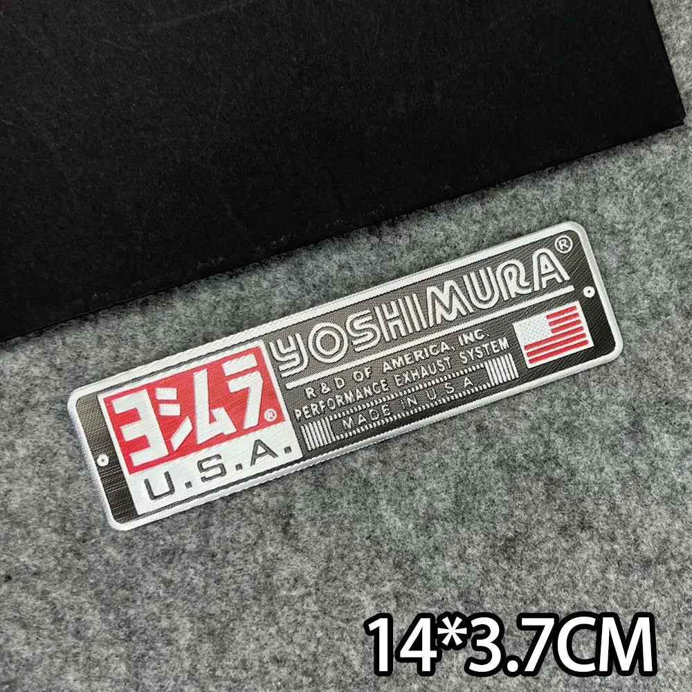 Adesivo Para Escapamento de Moto Adesivo Para Escapamento de Moto Cyril Yoshimura - 14 x 3.7cm 
