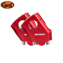 Ajuste de Guidão Reforçado para Motocicleta Guiador Reforçado para Motocicleta Cyril 22mm Vermelho 
