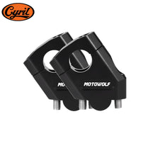 Ajuste de Guidão Reforçado para Motocicleta Guiador Reforçado para Motocicleta Cyril 28mm Preto 