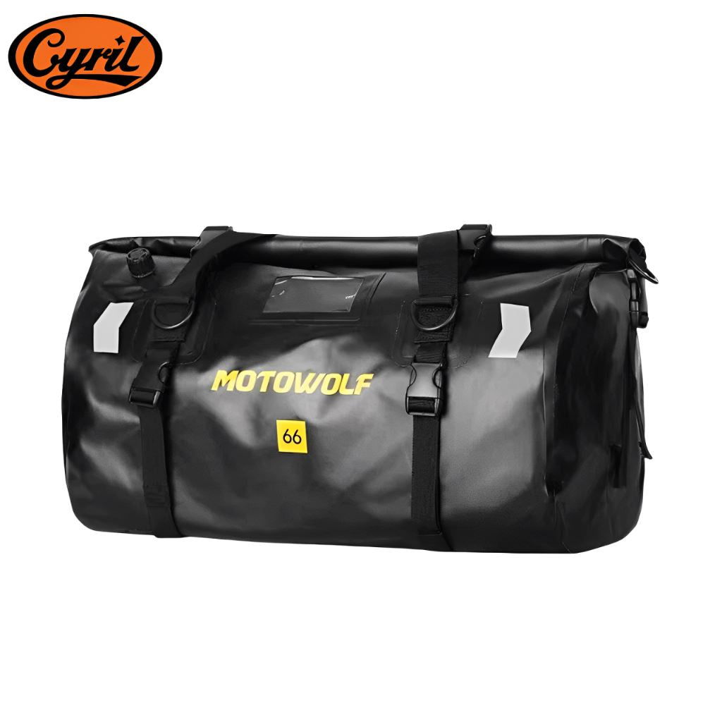 Bolsa Impermeáveis para Motocicleta Bolsa Impermeáveis para Motocicleta Cyril 66L-Preto 