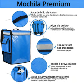 Bolsa Térmica para Entrega de Comidas de Motocicleta Bolsa Térmica para Entrega de Comidas de Motocicleta Cyril 