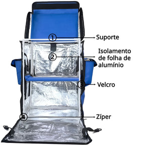 Bolsa Térmica para Entrega de Comidas de Motocicleta Bolsa Térmica para Entrega de Comidas de Motocicleta Cyril 