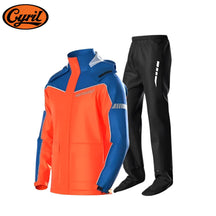 Calça e Blusa Corta Ventos, Impermeável e Refletiva para Motocicleta Calça e Blusa Corta Ventos, Impermeável e Refletiva para Motocicleta Cyril Laranja azul S 