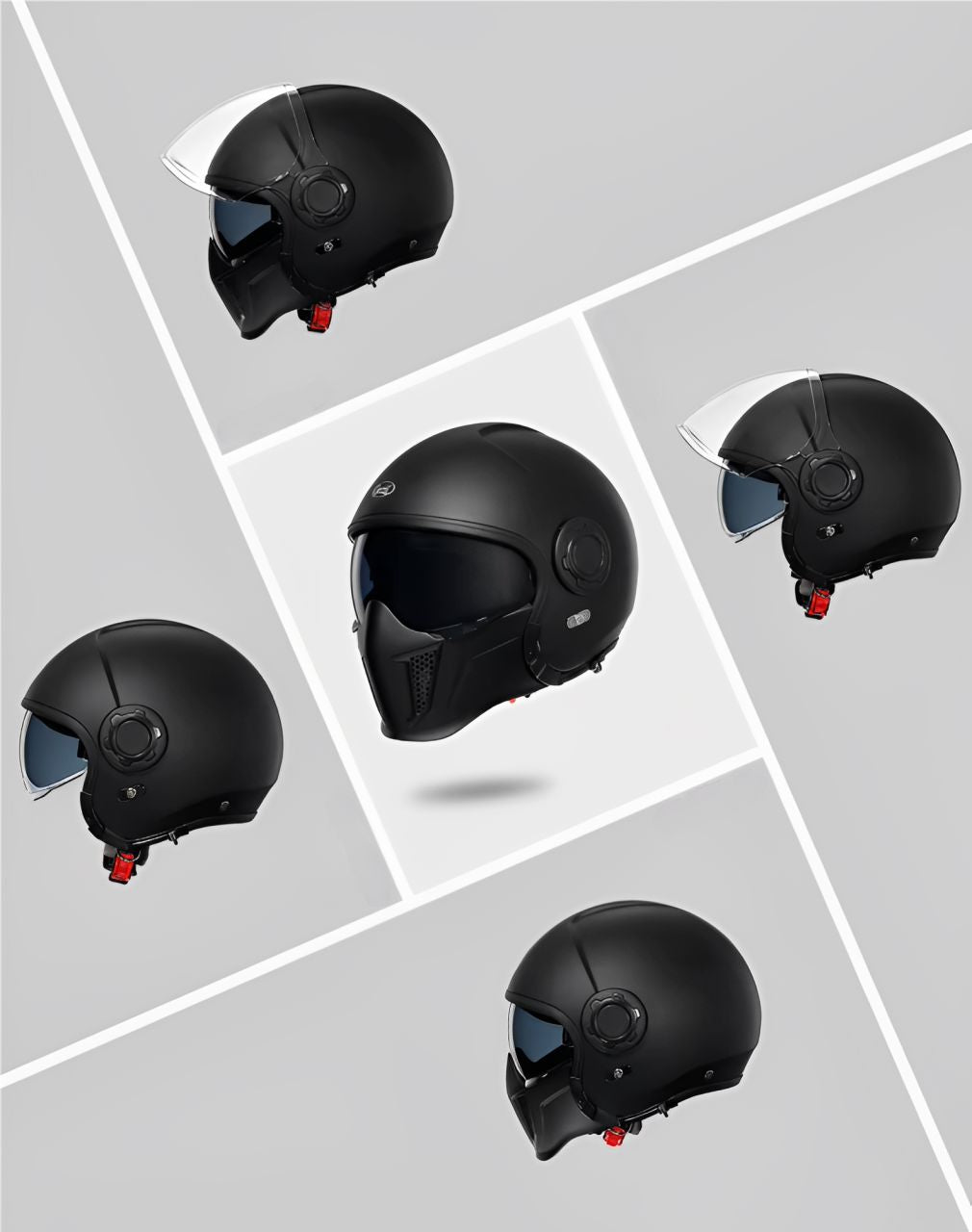 Capacete Articulado Lente Dupla OP12A Girl Capacete Articulado Lente Dupla OP12A Cyril 