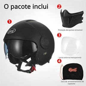 Capacete Articulado Lente Dupla OP12A Goat Capacete Articulado Lente Dupla OP12A Cyril 