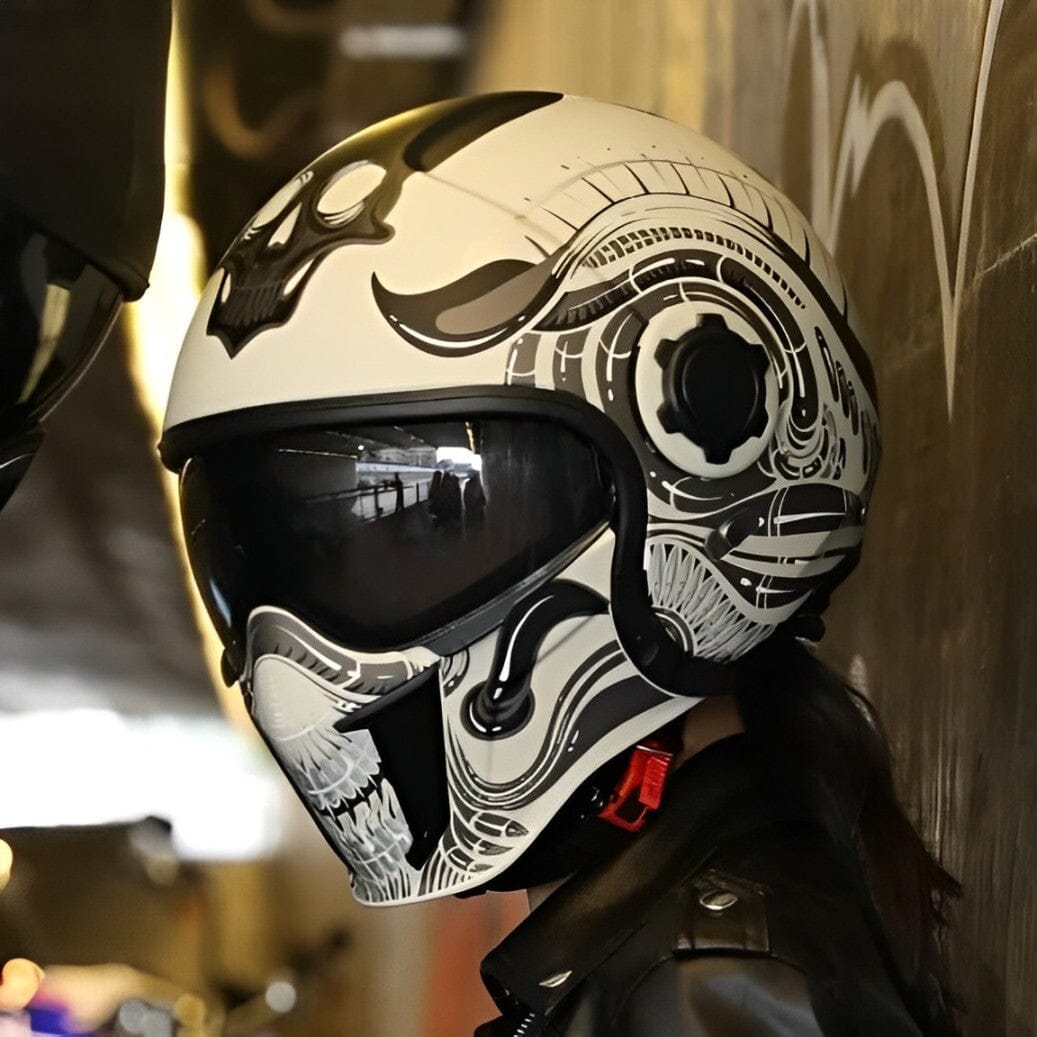 Capacete Articulado Lente Dupla OP12A Monster Capacete Articulado Lente Dupla OP12A Cyril 