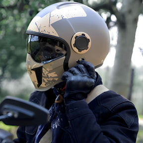 Capacete Articulado Lente Dupla OP12A Snow Capacete Articulado Lente Dupla OP12A Cyril 