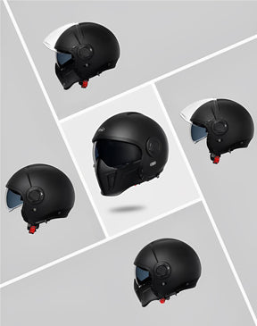 Capacete Articulado Lente Dupla OP12A Warrior Capacete Articulado Lente Dupla OP12A Cyril 