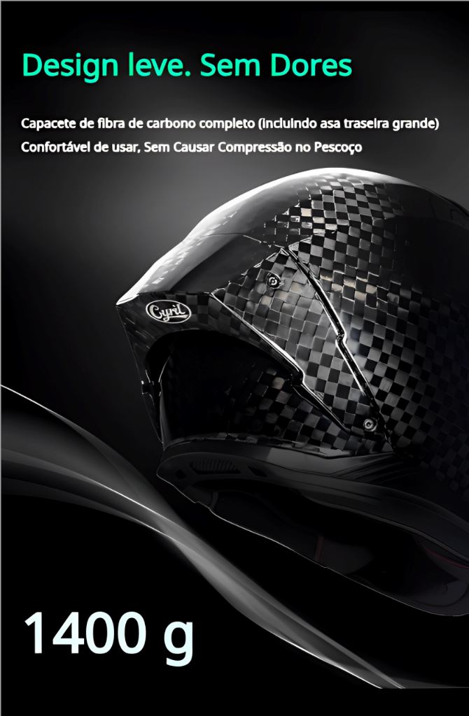 Capacete Corrida Kevlar R30S Ember Capacete Corrida Kevlar R30S Cyril 