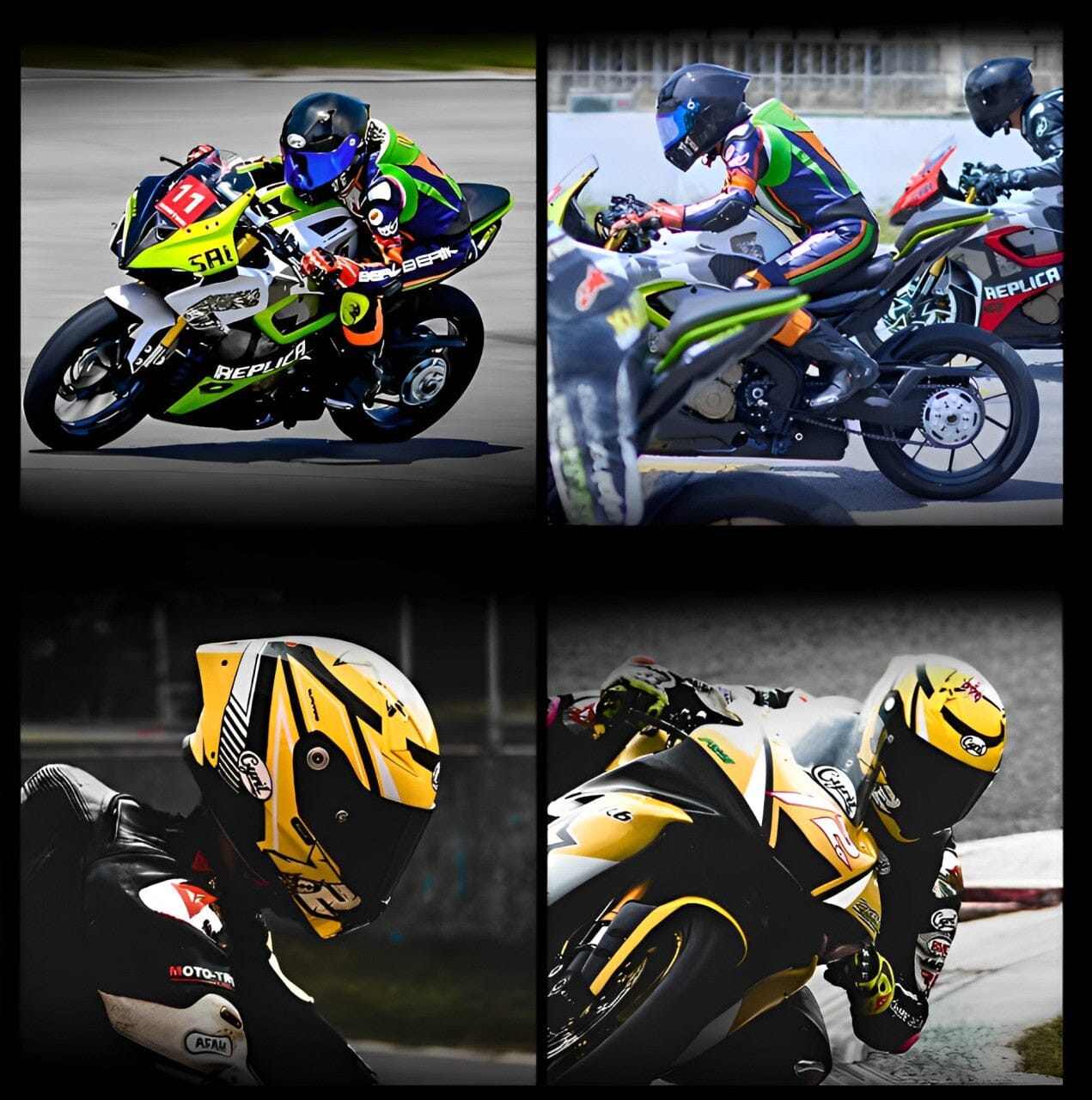 Capacete Corrida Kevlar R30S Phantom Capacete Corrida Kevlar R30S Cyril 