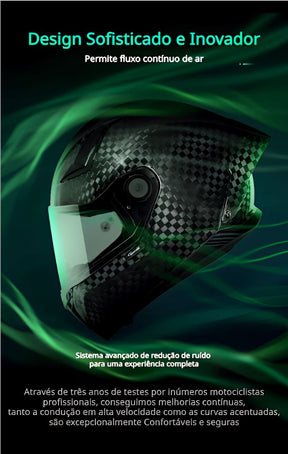 Capacete Corrida Kevlar R30S Phantom Capacete Corrida Kevlar R30S Cyril 