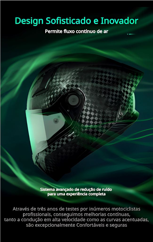 Capacete Corrida Kevlar R30S Spectre Capacete Corrida Kevlar R30S Cyril 