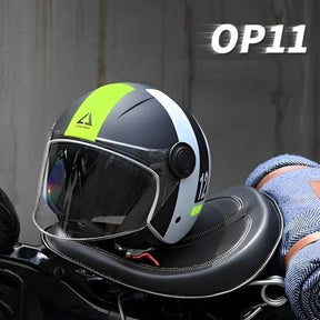 Capacete de Moto Aberto Cyril OP11 Triangle Gray Capacete de Moto Aberto Cyril OP11 Triangle Gray Cyril 