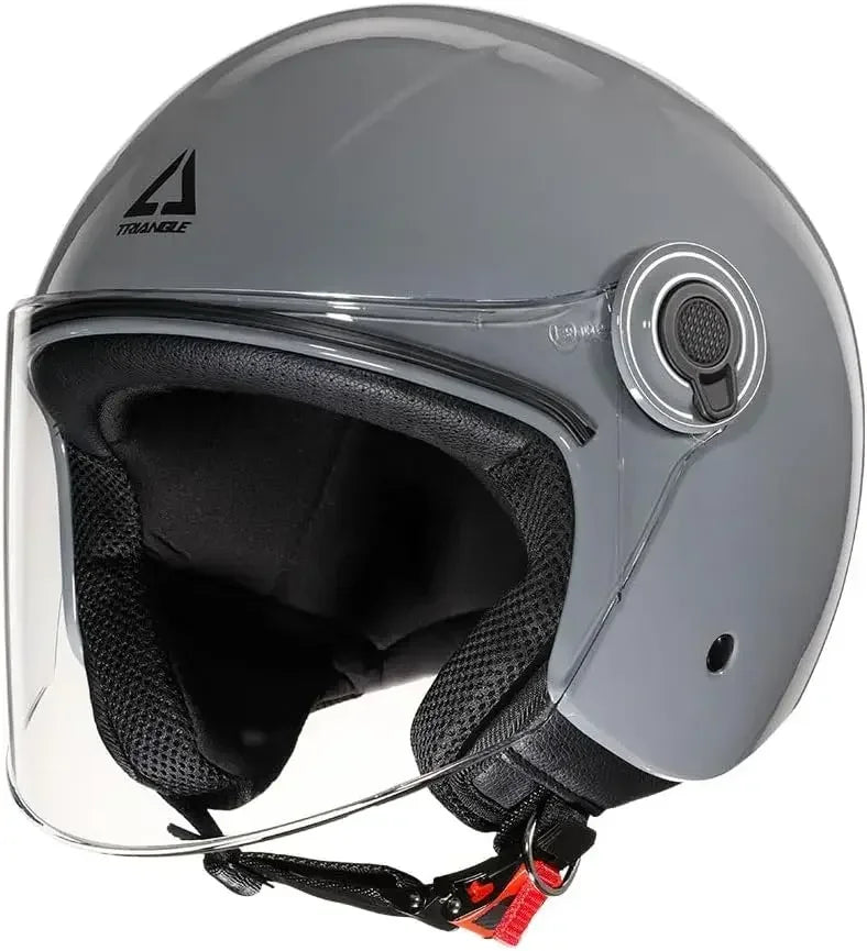Capacete de Moto Aberto Cyril OP11 Triangle Gray
