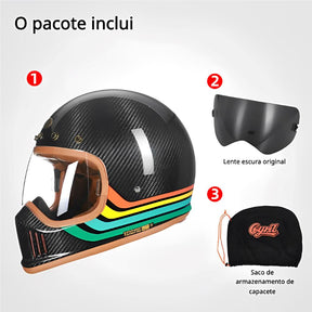 Capacete Fibra de Carbono FF380 German 2 Capacete Fibra de Carbono FF380 Cyril 