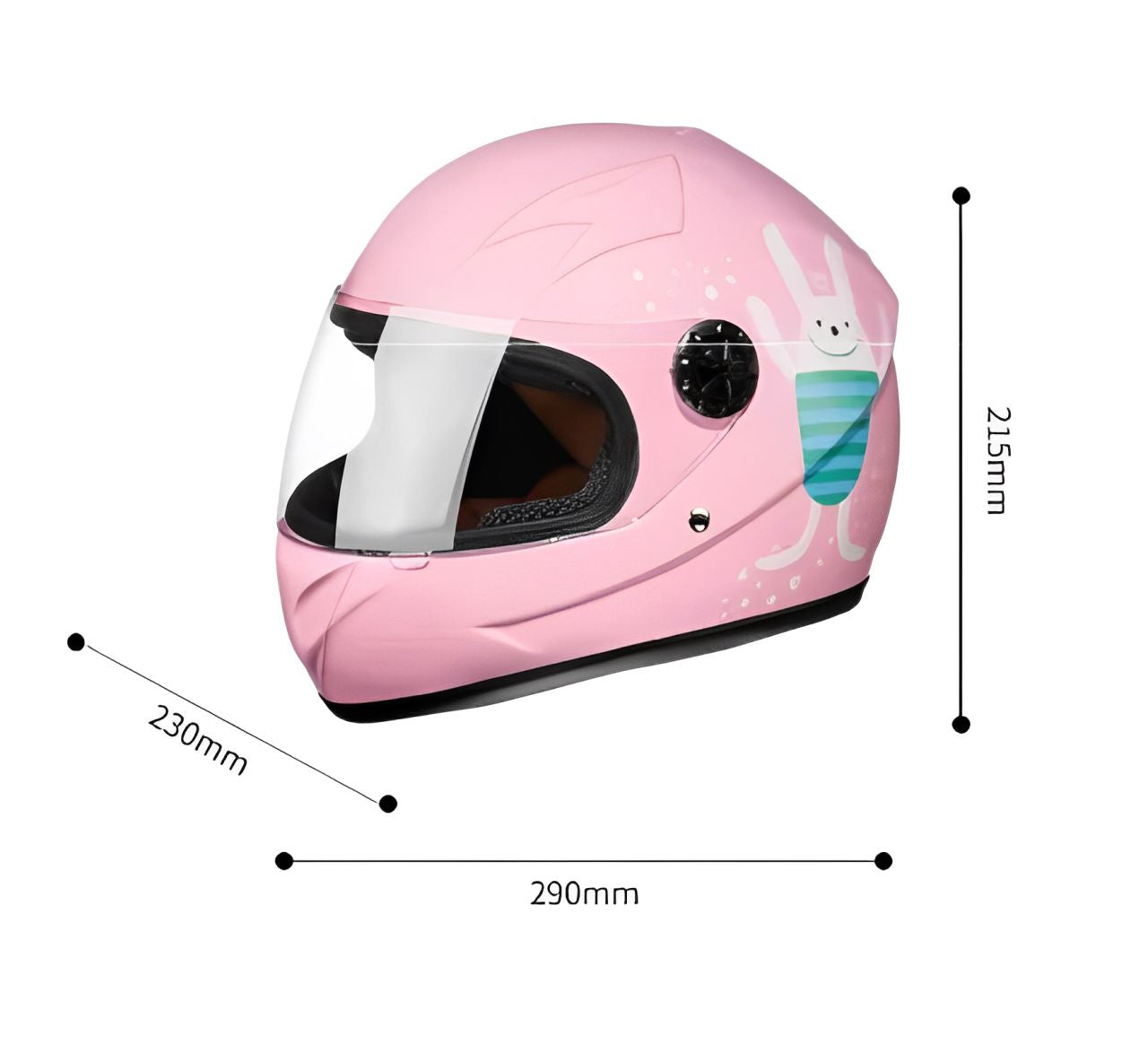 Capacete Infantil de Motocicleta Cyril Safebet Raposinha Capacete Infantil de Motocicleta Cyril Safebet Raposinha Cyril 