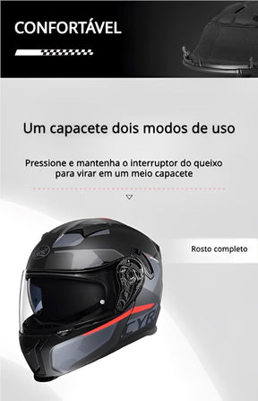 Capacete Moto Articulado Viseira Dupla AH121 Bliss Capacete Moto Articulado Viseira Dupla AH121 Cyril 