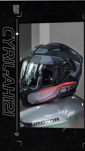 Capacete Moto Articulado Viseira Dupla AH121 Metal Capacete Moto Articulado Viseira Dupla AH121 Cyril 