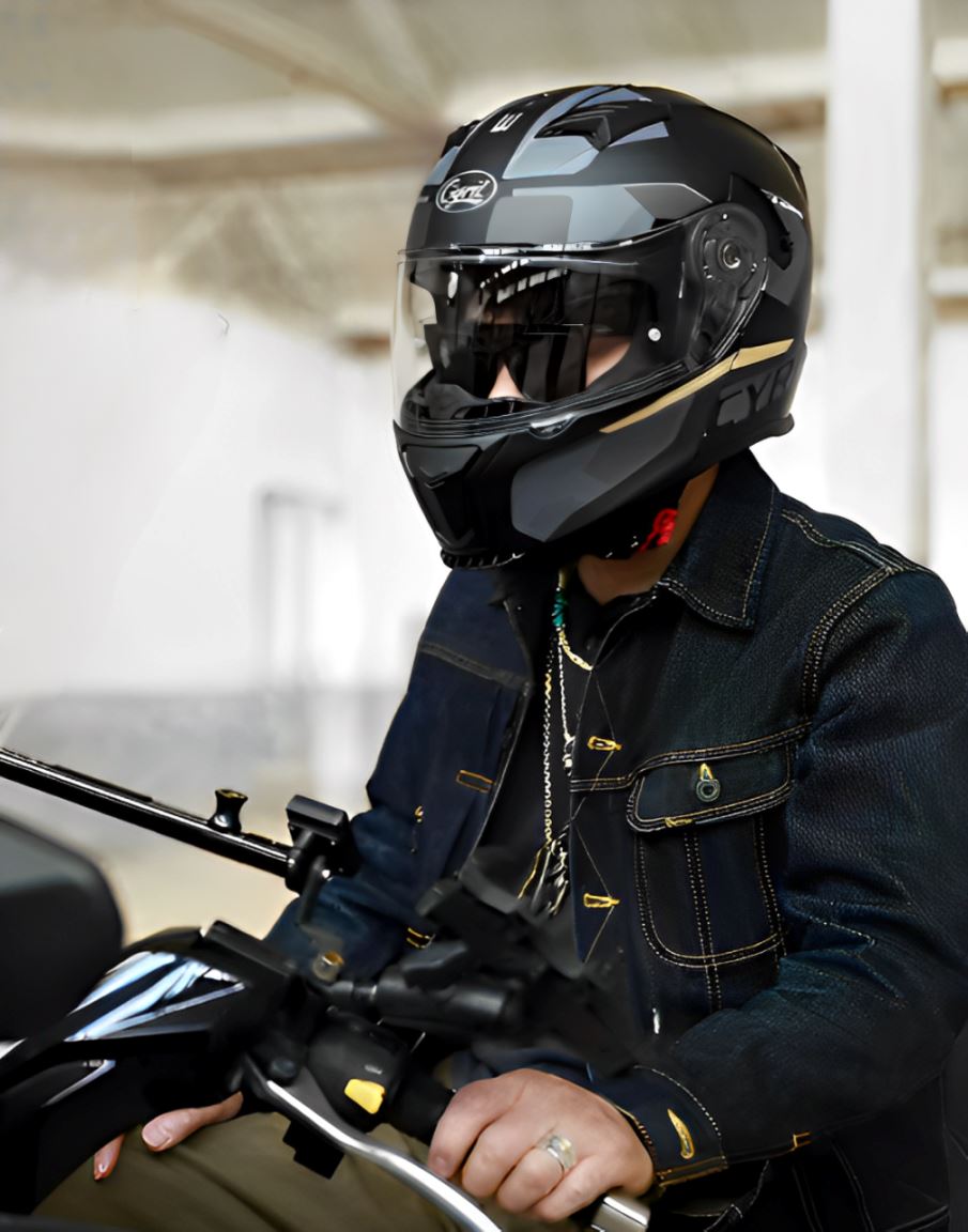 Capacete Moto Articulado Viseira Dupla AH121 Rapture Capacete Moto Articulado Viseira Dupla AH121 Cyril 
