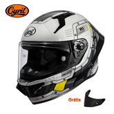 Capacete Moto Fibra Carbono R1 Robot Capacete Moto Fibra Carbono R1 Cyril Robot S 