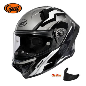 Capacete Moto Fibra Carbono R1 Rogue Capacete Moto Fibra Carbono R1 Cyril Rogue S 