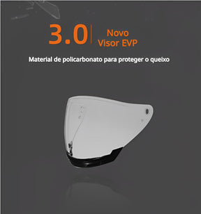 Capacete Moto Viseira Dupla R18 Dominion Capacete Moto Viseira Dupla R18 Cyril 