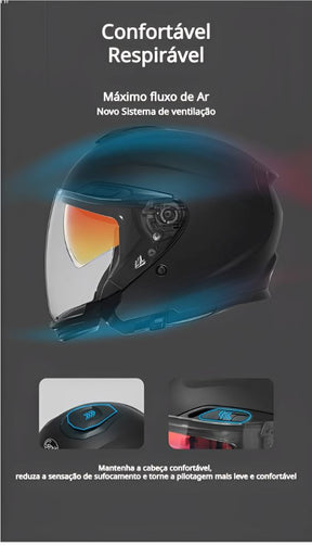 Capacete Moto Viseira Dupla R18 Ravage Capacete Moto Viseira Dupla R18 Cyril 