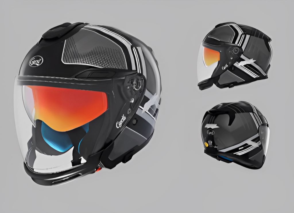 Capacete Moto Viseira Dupla R18 Specter Capacete Moto Viseira Dupla R18 Cyril 