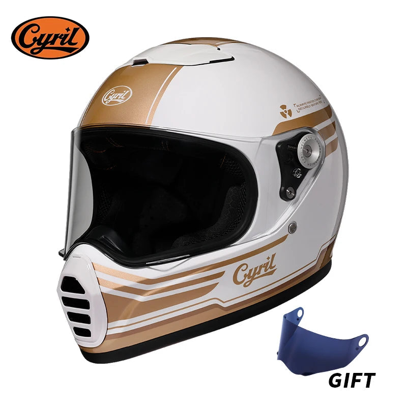 Capacete Motocross 390A Golden Capacete Motocross 390A Cyril Golden S 