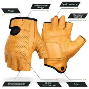 Luvas Cortadas para Motocicleta Luvas Cortadas para Motocicleta Cyril 
