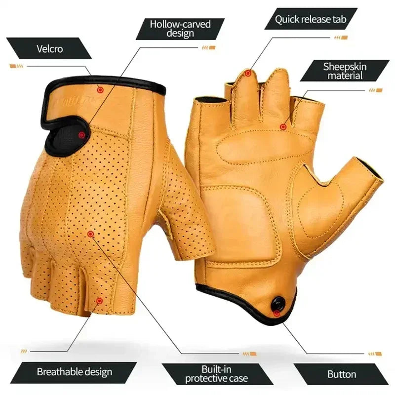 Luvas Cortadas para Motocicleta Luvas Cortadas para Motocicleta Cyril 