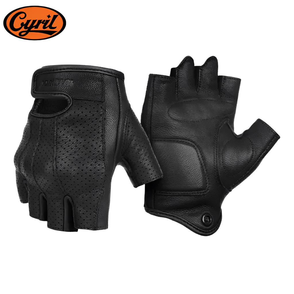 Luvas Cortadas para Motocicleta Luvas Cortadas para Motocicleta Cyril Preto M 