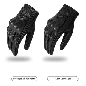 Luvas De Motocicleta de Couro Genuíno Luvas De Motocicleta de Couro Genuíno Cyril 