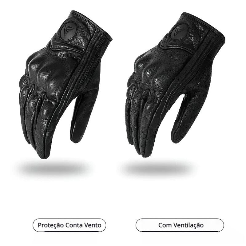 Luvas De Motocicleta de Couro Genuíno Luvas De Motocicleta de Couro Genuíno Cyril 