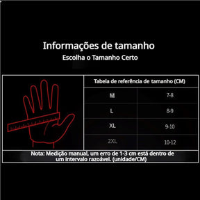 Luvas De Motocicleta de Couro Genuíno Luvas De Motocicleta de Couro Genuíno Cyril 