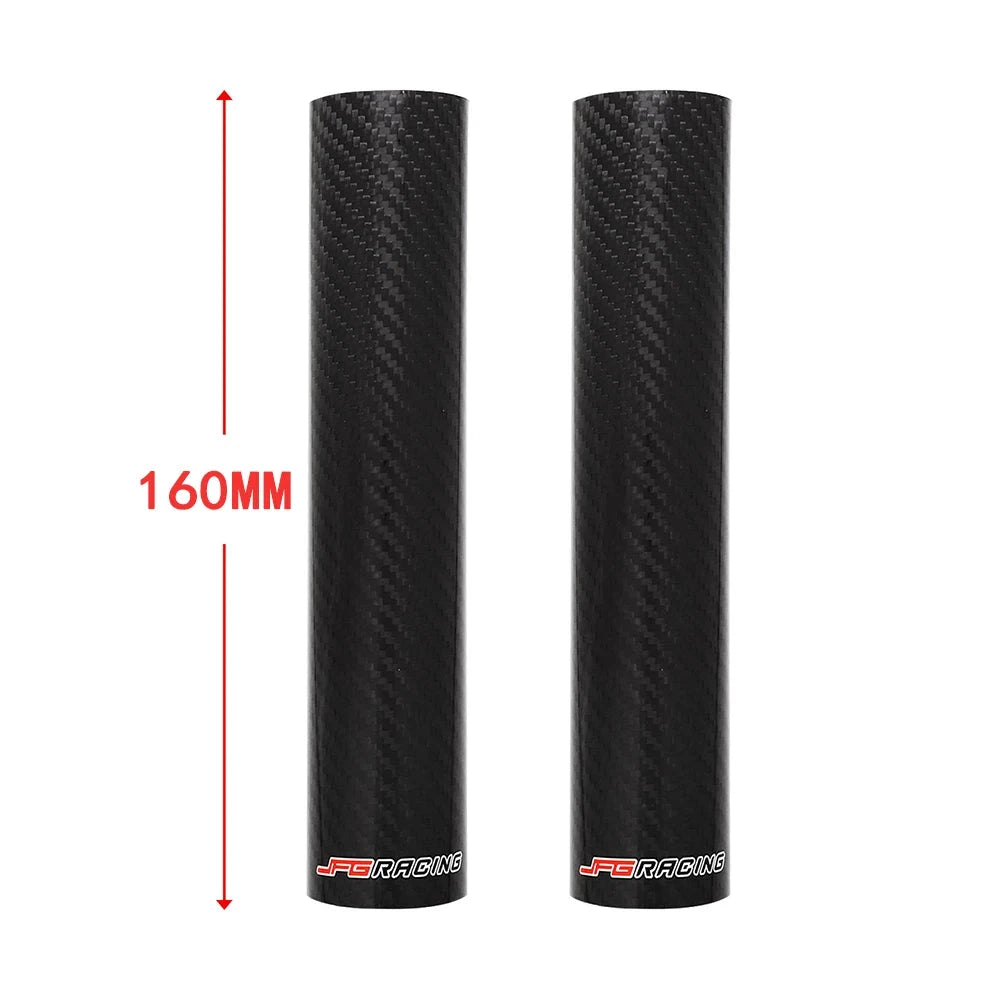 Protetor Fibra de Carbono para Garfo Dianteiro Motocicleta Protetor de Garfo Dianteiro para Motocicleta Cyril 160 mm 