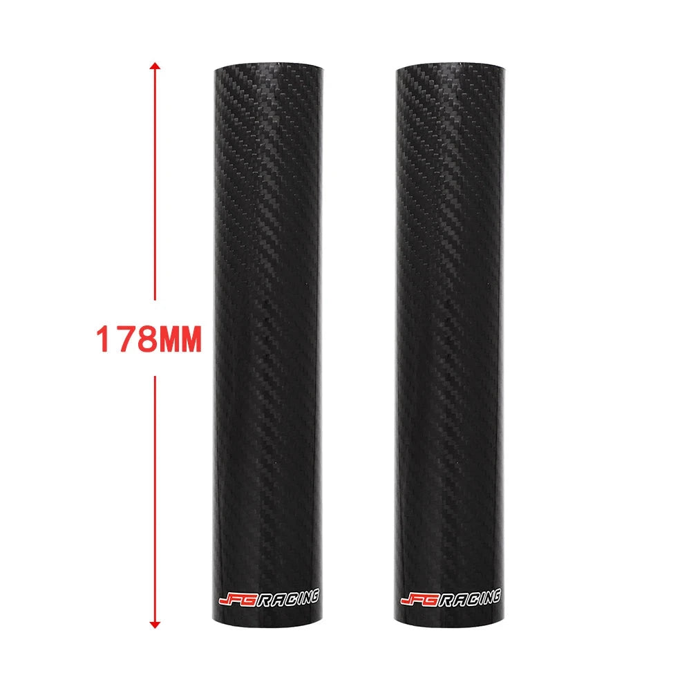 Protetor Fibra de Carbono para Garfo Dianteiro Motocicleta Protetor de Garfo Dianteiro para Motocicleta Cyril 178 mm 