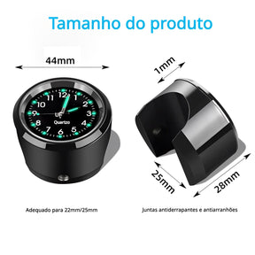 Relógio Impermeável para Motocicleta Quartz Relógio Impermeável para Motocicleta Quartz Cyril 