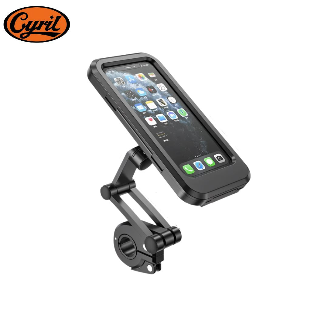 Suporte de Celular Impermeável para Motocicletas Suporte de Celular Impermeável para Motocicletas Cyril Preto 